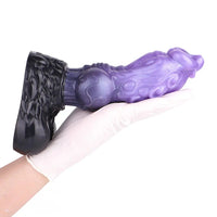 9.05in Tentacle Knot Silicone Dual Density Monster Dildo G Spot Stimulator