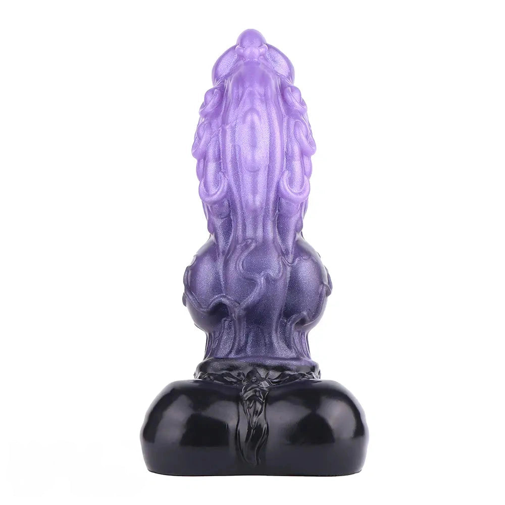 9.05in Tentacle Knot Silicone Dual Density Monster Dildo G Spot Stimulator