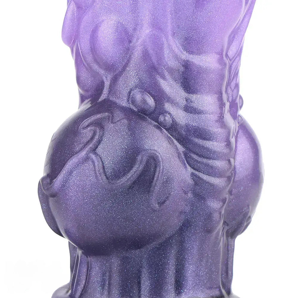9.05in Tentacle Knot Silicone Dual Density Monster Dildo G Spot Stimulator