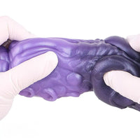 9.05in Tentacle Knot Silicone Dual Density Monster Dildo G Spot Stimulator