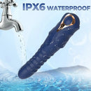 9.05in Thrusting Vibrating Silicone Vibrator Anal Dildo For Vaginal Massage