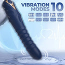 9.05in Thrusting Vibrating Silicone Vibrator Anal Dildo For Vaginal Massage