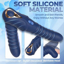 9.05in Thrusting Vibrating Silicone Vibrator Anal Dildo For Vaginal Massage