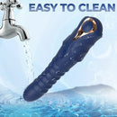 9.05in Thrusting Vibrating Silicone Vibrator Anal Dildo For Vaginal Massage