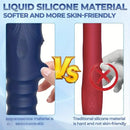 9.05in Thrusting Vibrating Silicone Vibrator Anal Dildo For Vaginal Massage