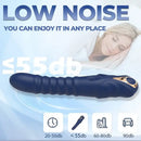 9.05in Thrusting Vibrating Silicone Vibrator Anal Dildo For Vaginal Massage