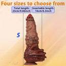 9.06in 10.24in 11.81in 13.39in Fantasy Big Thick Hand Design Silicone Dildo