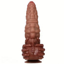 9.06in 10.24in 11.81in 13.39in Fantasy Big Thick Hand Design Silicone Dildo