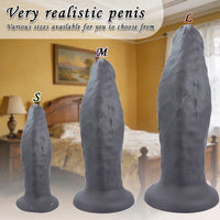 9.06in 10.63in 12.6in Uncut Big Realistic Penis Dildo Couple Sex Toy Supplies