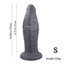 9.06in 10.63in 12.6in Uncut Big Realistic Penis Dildo Couple Sex Toy Supplies