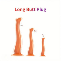 9.06in 12.6in 16.14in Long Huge Anal Plug Silicone Soft Odd Dildo