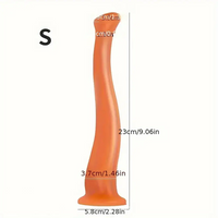 9.06in 12.6in 16.14in Long Huge Anal Plug Silicone Soft Odd Dildo