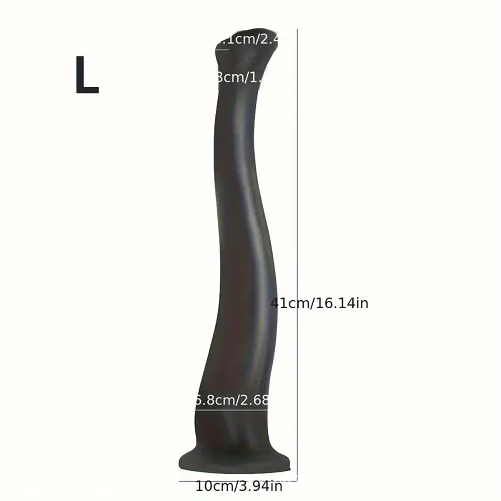 9.06in 12.6in 16.14in Long Huge Anal Plug Silicone Soft Odd Dildo