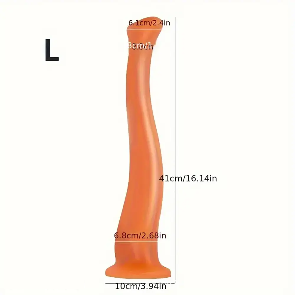 9.06in 12.6in 16.14in Long Huge Anal Plug Silicone Soft Odd Dildo