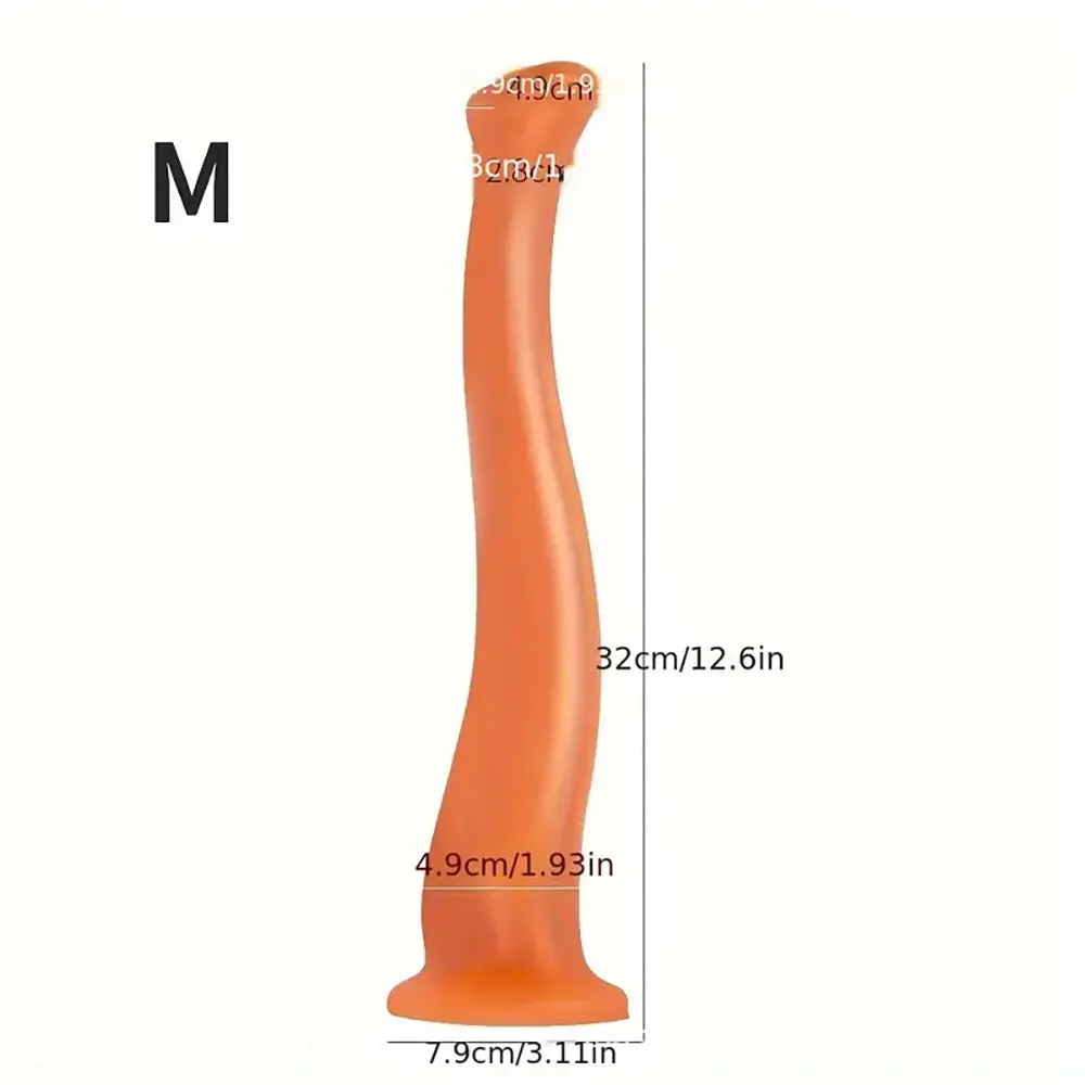 9.06in 12.6in 16.14in Long Huge Anal Plug Silicone Soft Odd Dildo