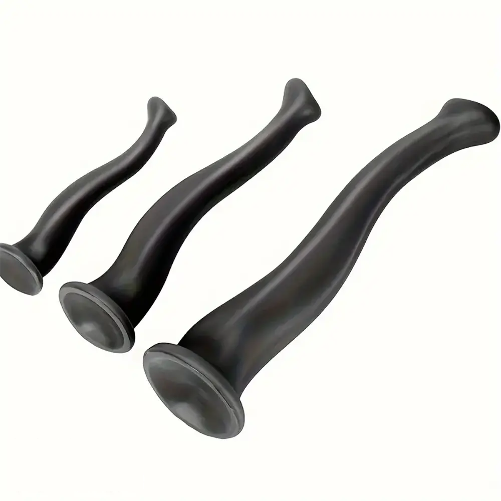 9.06in 12.6in 16.14in Long Huge Anal Plug Silicone Soft Odd Dildo