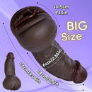 9.06in 3D Realistic Channel Pocket Pussy Dildo Lifelike Details For Couples