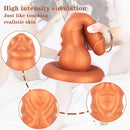 9.06in Animal Odd Gold Dildo Butt Plug Sex Toy For Adults