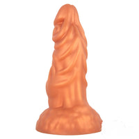 9.06in Animal Odd Gold Dildo Butt Plug Sex Toy For Adults