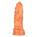 9.06in Animal Odd Gold Dildo Butt Plug Sex Toy For Adults