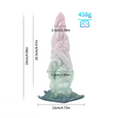 9.06in Deep Sea Tentacle Octopus Soft Silicone Big Dildo For Anus Clit