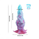 9.06in Deep Sea Tentacle Octopus Soft Silicone Big Dildo For Anus Clit