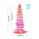 9.06in Deep Sea Tentacle Octopus Soft Silicone Big Dildo For Anus Clit