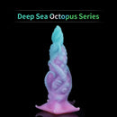 9.06in Deep Sea Tentacle Octopus Soft Silicone Big Dildo For Anus Clit