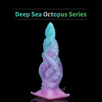 9.06in Deep Sea Tentacle Octopus Soft Silicone Big Dildo For Anus Clit