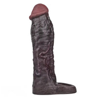 9.06in Elastic Penis Ring Dildo Sleeve For Men Couples Durable Sheath