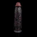 9.06in Elastic Penis Ring Dildo Sleeve For Men Couples Durable Sheath