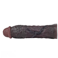 9.06in Elastic Penis Ring Dildo Sleeve For Men Couples Durable Sheath