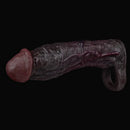 9.06in Elastic Penis Ring Dildo Sleeve For Men Couples Durable Sheath