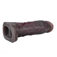 9.06in Elastic Penis Ring Dildo Sleeve For Men Couples Durable Sheath