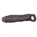 9.06in Elastic Penis Ring Dildo Sleeve For Men Couples Durable Sheath