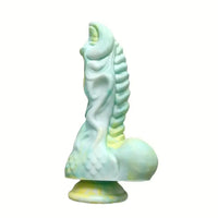 9.06in Fantasy Dragon Dildo Silicone Thick Large Anus Dildo With Suction Cup