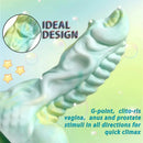 9.06in Fantasy Dragon Dildo Silicone Thick Large Anus Dildo With Suction Cup