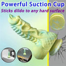 9.06in Fantasy Dragon Dildo Silicone Thick Large Anus Dildo With Suction Cup