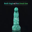 9.06in Fantasy Silicone Soft Dildo Large Thick Suction Cup Anal Sex Toy