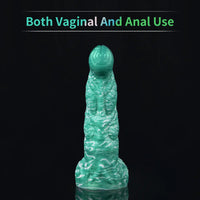 9.06in Fantasy Silicone Soft Dildo Large Thick Suction Cup Anal Sex Toy