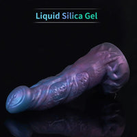 9.06in Fantasy Silicone Soft Dildo Large Thick Suction Cup Anal Sex Toy