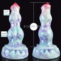 9.06in Fantasy Squirting Penis Silicone Big Dildo With Suction Cup