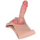 9.06in Hollow Penis Dildo Sleeve Silicone Soft Pants For Vaginal G-Spot