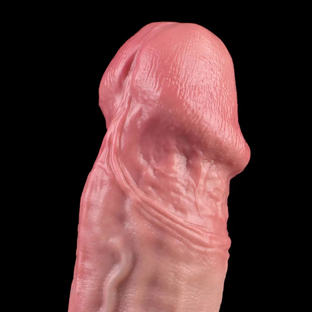 9.06in Hollow Penis Dildo Sleeve Silicone Soft Pants For Vaginal G-Spot
