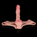 9.06in Hollow Penis Dildo Sleeve Silicone Soft Pants For Vaginal G-Spot