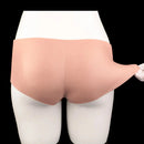 9.06in Hollow Penis Dildo Sleeve Silicone Soft Pants For Vaginal G-Spot