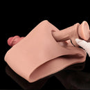 9.06in Hollow Penis Dildo Sleeve Silicone Soft Pants For Vaginal G-Spot