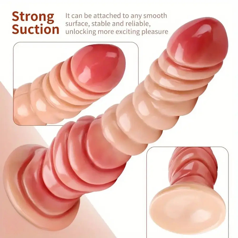 9.06in Large Simulated Penis Fantasy Odd Dildo For Women Men Sex