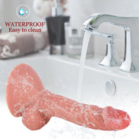 9.06in Liquid Silicone Dildo For Beginners with Powerful Sucker