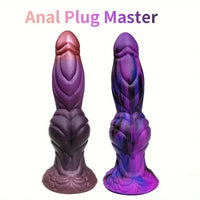 9.06in Liquid Silicone Monster Big Dildo For Males Females Sex Toy